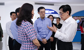 全国人大常委会副委员长，农工党中央主席何维一行调研安博官方网页版生物