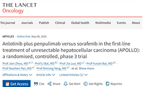 荣登The Lancet Oncology！派安普利联合安罗替尼一线治疗HCC III期临床结果发布